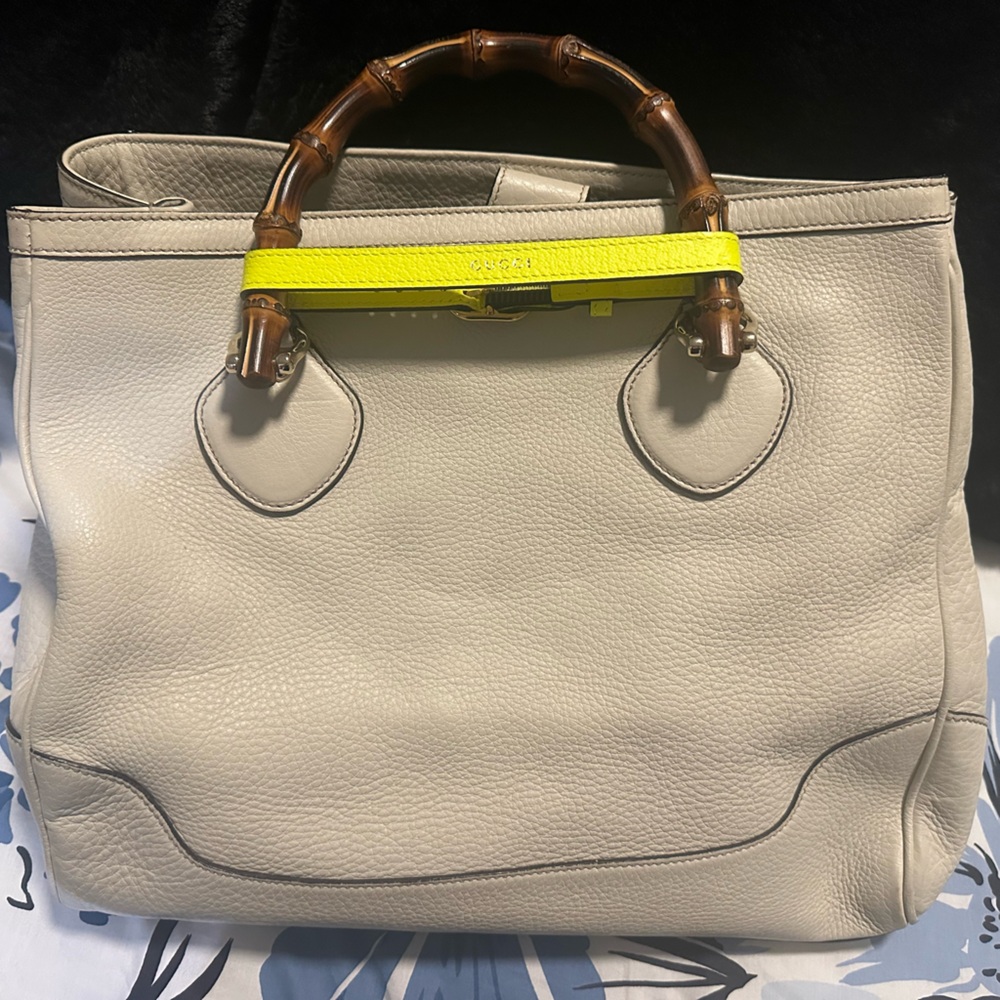 Gucci Tote Bag with Bamboo Handles